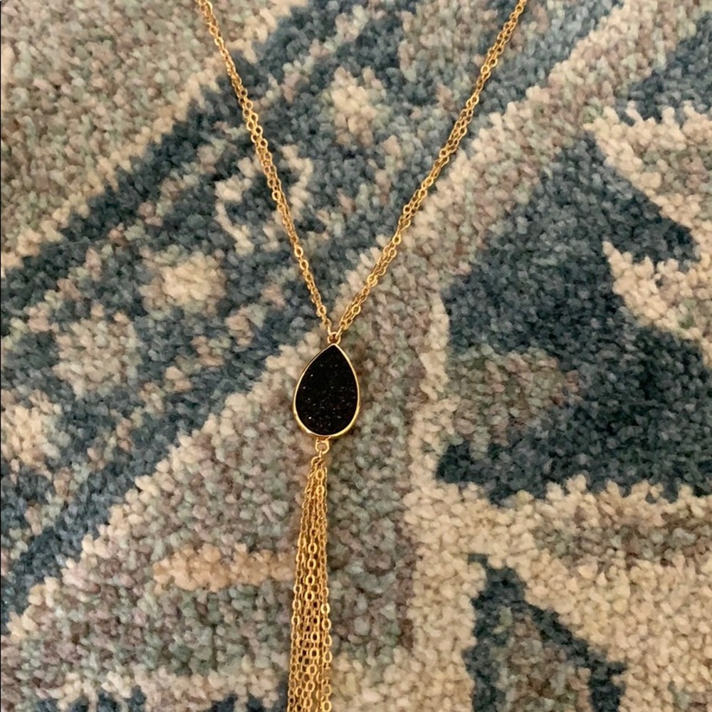 NWOT Sonya Renee Drusy lariat necklace